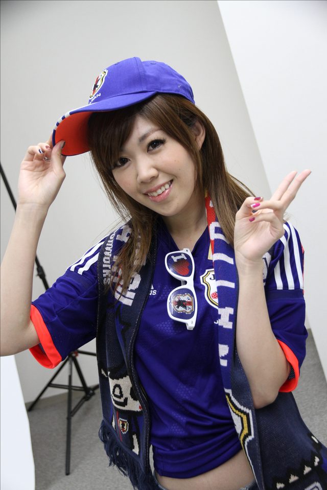 画像3: サッカー日本代表応援！カウントダウンガール撮影でした！