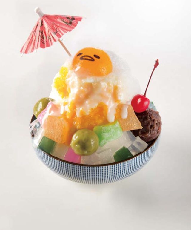 画像: ぐでらっくすかき氷/マンゴーミルク 1,150円