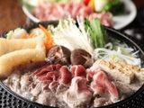 画像: 厳選ラム肉の塩すき焼き 1人前1,080円(2人前から) ヘルシーなラム肉を特製の塩出汁でお召し上がりいただく”塩すき焼き”。ラム肉と溶き卵の相性も抜群!!