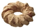 画像: ・黒みつきなこ(129円) ココナツを練り込んだザクザクとした食感が特徴のケーキドーナツに、黒蜜をしみこませ、仕上げにきなこシュガーをまぶしました。