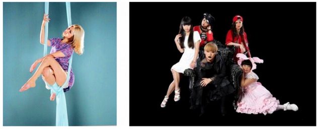 画像: ACT 左)Widow Spider Aerial: KOZUE 右)Widow Spider Dancers: 東京ゲゲゲイ