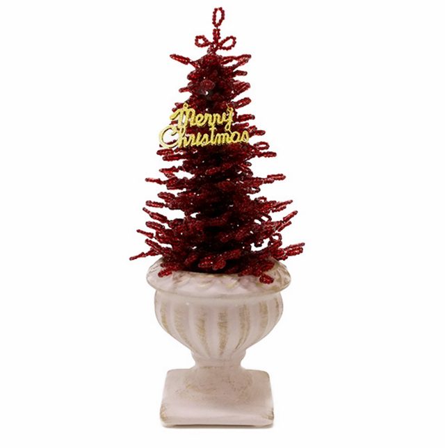画像: クリスマスツリー ビーズレッド lupihapi.com