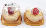画像: ■商品名:ま~るいクレープ苺&レアチーズ ■価格 :280円(税込) ■発売地区:全国 ■発売日 :2016年1月5日(火) ■商品特長: クレープで包んだ丸い形が特徴の可愛らしいケーキです。 レアチーズクリーム、苺ジャム、スポンジをクレープでまるく包みこんだ、酸味と甘みのバランスの良いケーキの上に苺をトッピングしました。