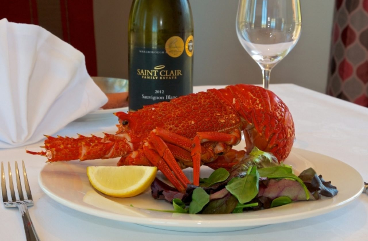 画像: マオリ語で「カイコウラ」とは美しい南の島の海岸沿いの街を意味します。「カイ」は食べ物を意味し、「コウラ」はクレイフィッシュ(ザリガニ)を意味します。ニュージーランドを訪れる際には、獲れたての新鮮なクレイフィッシュをぜひお試しください。道路沿いに点在するさまざまな露店にて新鮮なシーフードを味わいながら、冠雪した山々と太平洋が織りなす壮大な景色を楽しみましょう。