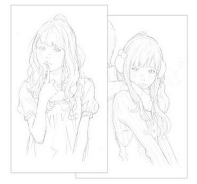 画像: ポストカードセットA(線画) ※写真はイメージです。 ©2016 EISAKU KUBONOUCHI/TSUKURUNOMORI