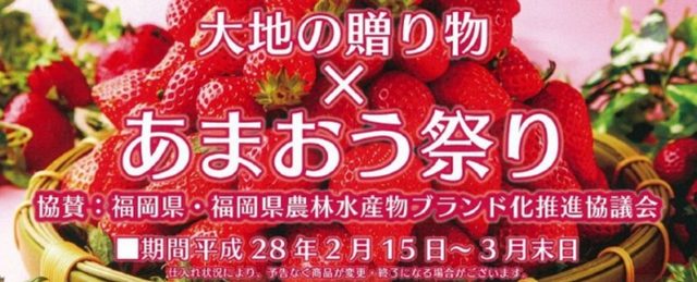 画像: なんと!フレッシュあまおうも食べ放題です!