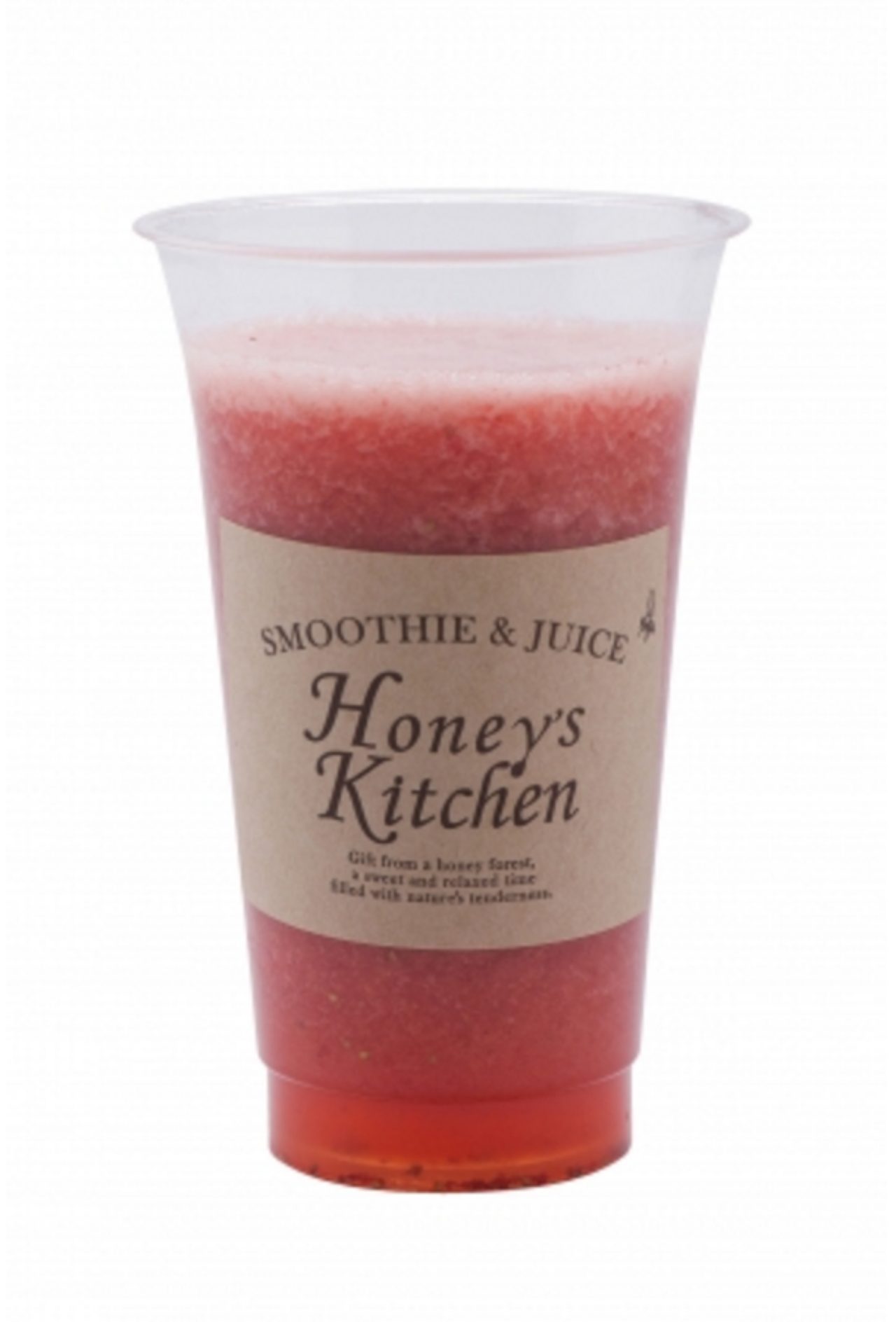 画像: 苺アセロラ　　 ICE フレッシュな静岡いちご「紅ほっぺ」とアセロラをブレンド。 さわやかな香りとほどよい酸味が美味しさの決め手のジュース。 Sサイズ　￥550（税抜） Mサイズ　￥650（税抜）