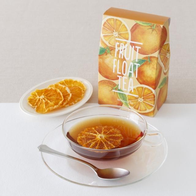 画像: ■商品名:フルーツフロートティー(不知火) ■価格:1,080円(税込) ■販売開始:2月15日(月) ■商品説明:スイートオレンジのフレーバーティーに不知火(しらぬい)のドライフルーツを浮かべる、見た目にも愉しいセットです。