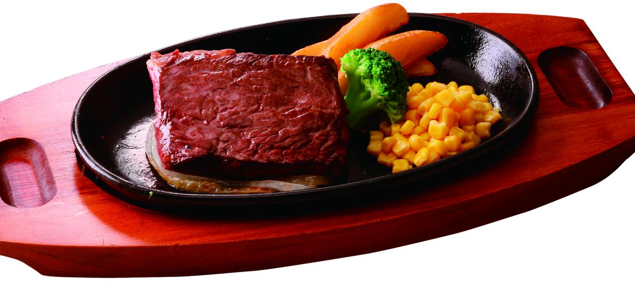 画像: 創業の味てっぱんステーキ120 感謝価格888円(税抜き)