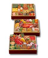 画像: 「高級和風おせち 華路」(冷蔵) 39,000円(消費税・送料込) 目を楽しませ、舌を唸らせる、高級和風おせち。 豪華さとおいしさを兼ね備えた、これぞ日本のおせち。海の幸、山の幸を伝統の技で仕立てました。厳選食材八種(伊勢海老・アワビ・北海道 いくらなど)すべてをお楽しみいただけます。