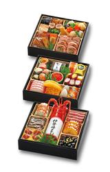 画像: 「純和風おせち 花琴」(冷凍) 27,000円(消費税・送料込) 伝統のおせちを堪能できる純和風おせち。 日本の伝統料理に加え、子どもや女性に人気の洋風料理とデザートを盛り込みました。洋風にまとめた参の重は、年越しパーティーにオードブルとしてもお楽しみいただけます。