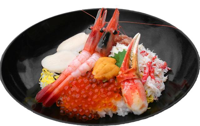 画像: 【阪神初登場】 「朝市食堂 函館ぶっかけ」 ぶっかけ丼 大名盛(1人前)1,620円 函館朝市の人気店が満を持して阪神初登場。こだわりの自家製いくらのしょうゆ漬けをのせた海鮮丼をご用意。