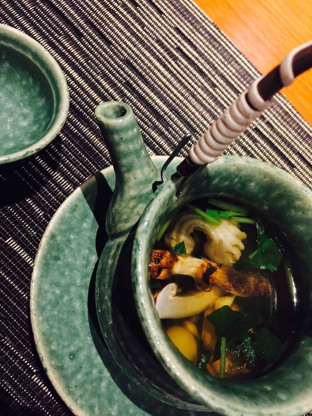 画像: 土瓶蒸しでいただきました！