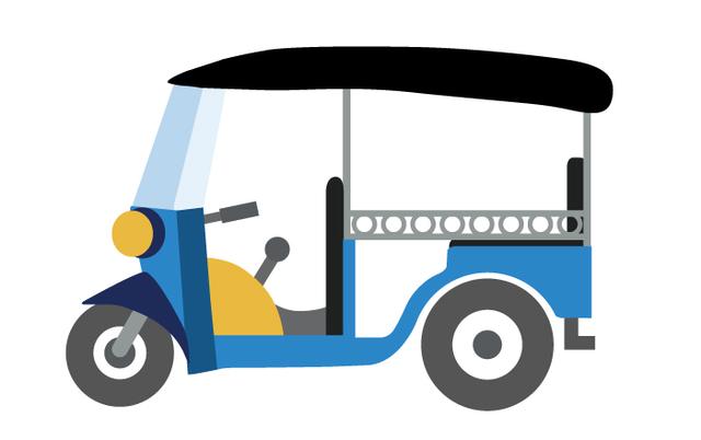 画像5: 沖縄でタイの三輪タクシー“トゥクトゥク”が登場