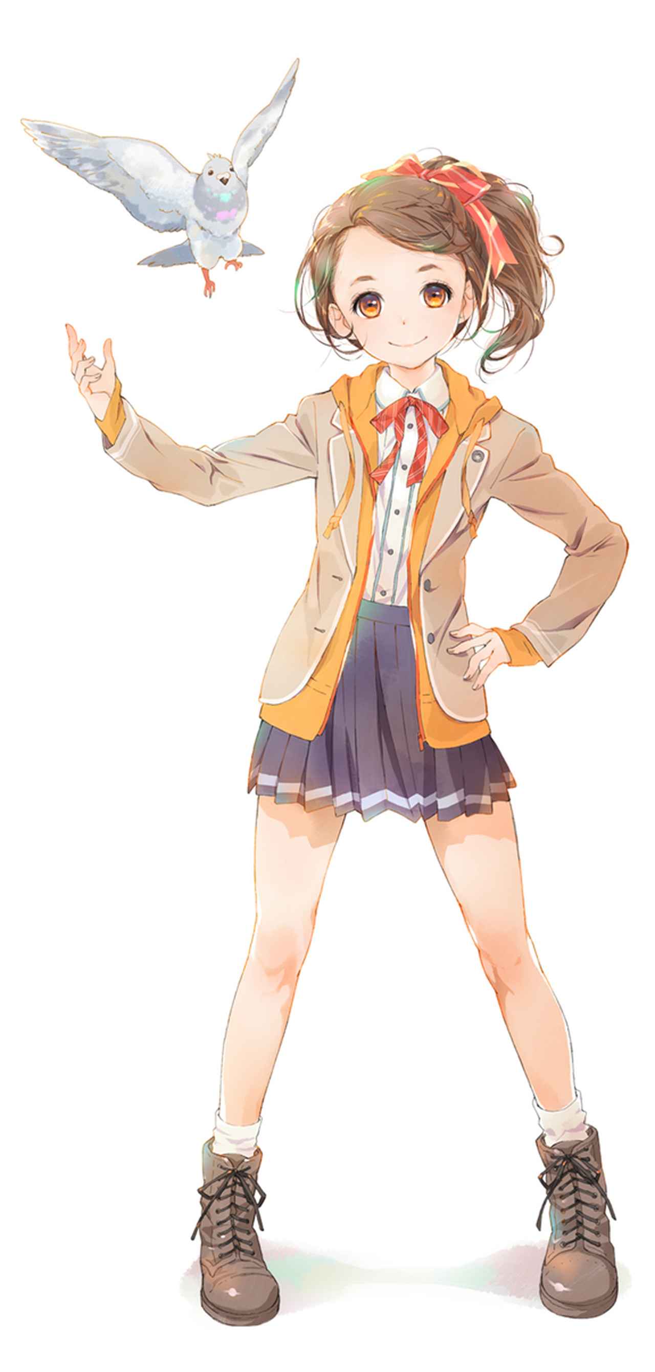 画像: © Sony Music Entertainment Inc, All rights reserved. ■キャラクターについて見てほしい点 「ひざ」です！ちいさいながらはっきりした眉も気に入ってます。 ■キャラクターの一番大切にした点 ちんまり愛嬌があって、あたたかく優しい、身近に感じる雰囲気を大事にしました。 ■ファンの方にむけて一言 「と」をよろしくおねがいします！