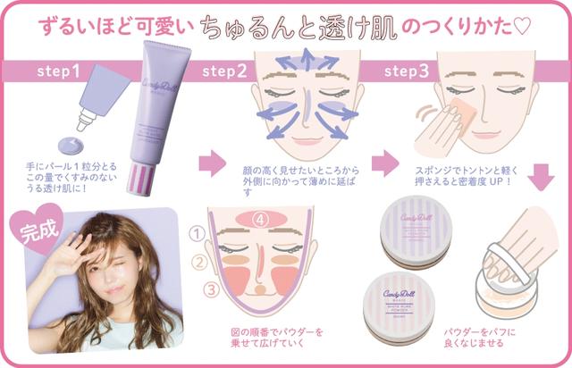 画像2: CandyDollから「ちゅるんと透明肌」をつくるスペシャルミニセットが数量限定発売!