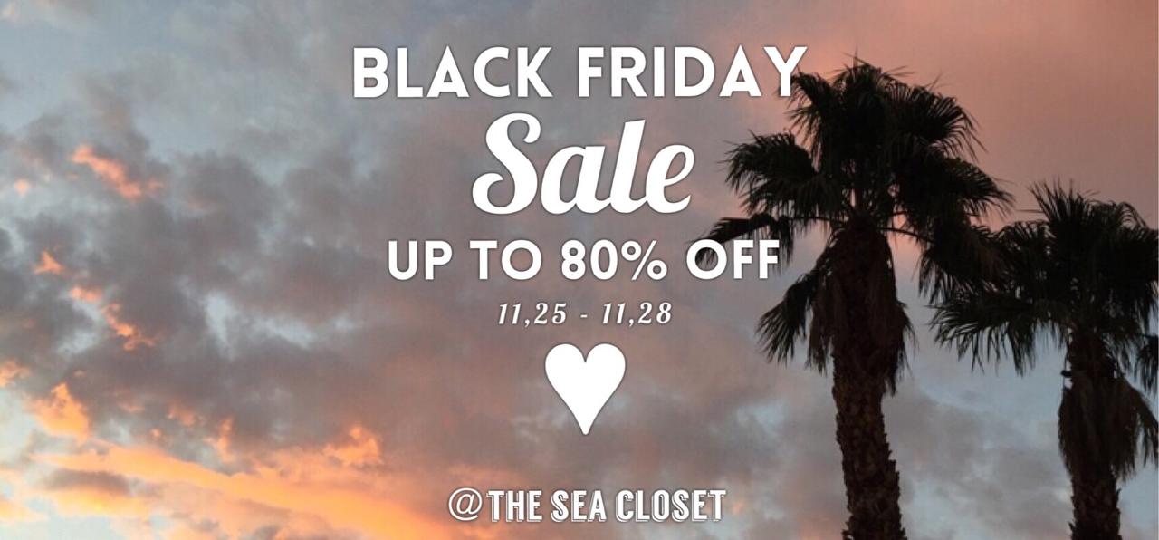 画像1: ハワイ発!!『THE SEA CLOSET』WEBSTOREのBlack Friday 大幅値下げセール