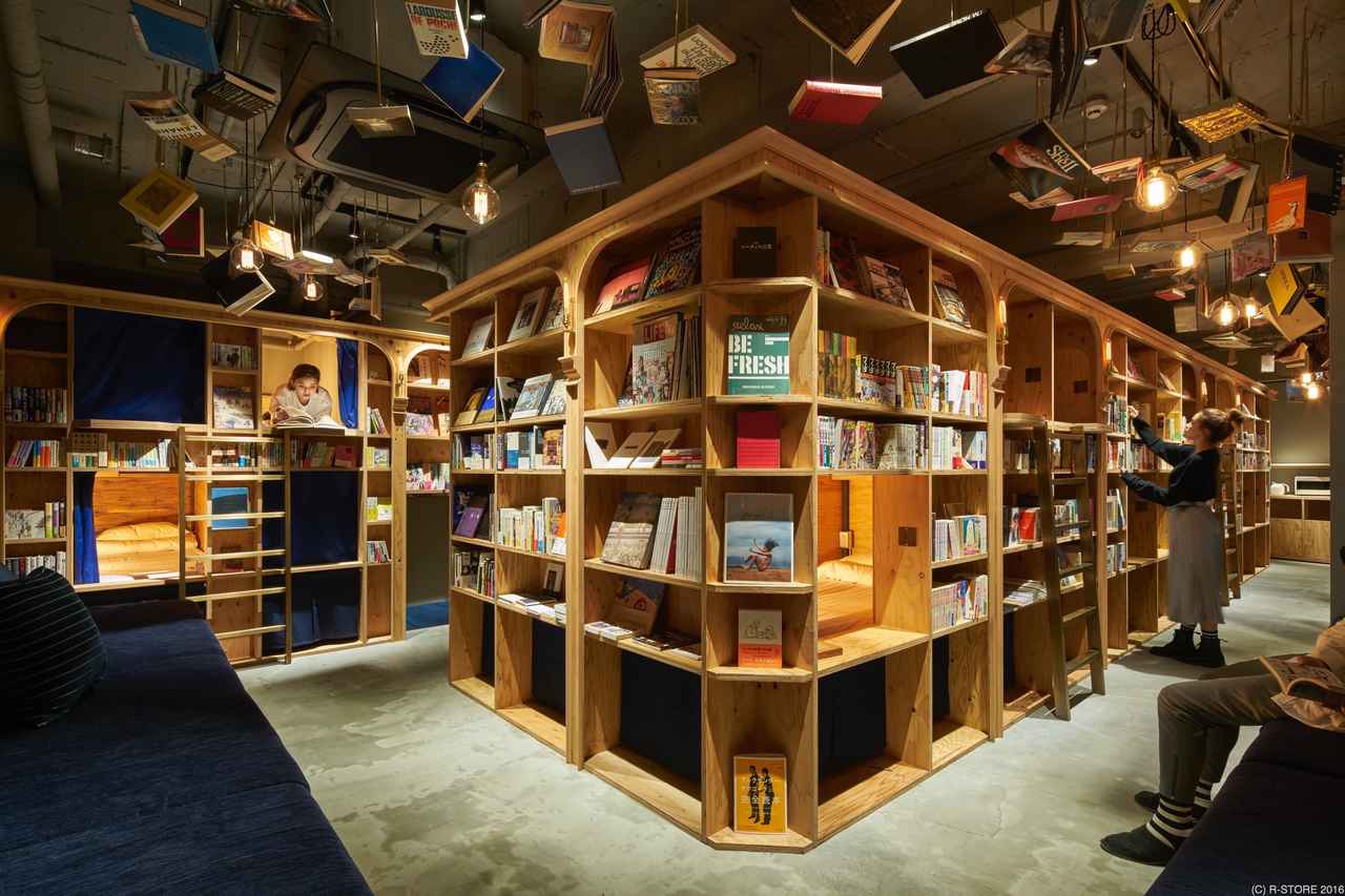 画像1: 泊まれる本屋「BOOK AND BED TOKYO 京都店」が祇園にオープン!