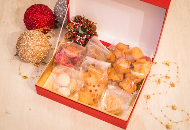 画像: クリスマスギフトbox ¥5,000 ギフト・パーティーにオススメのグルテンフリーの焼き菓子box。