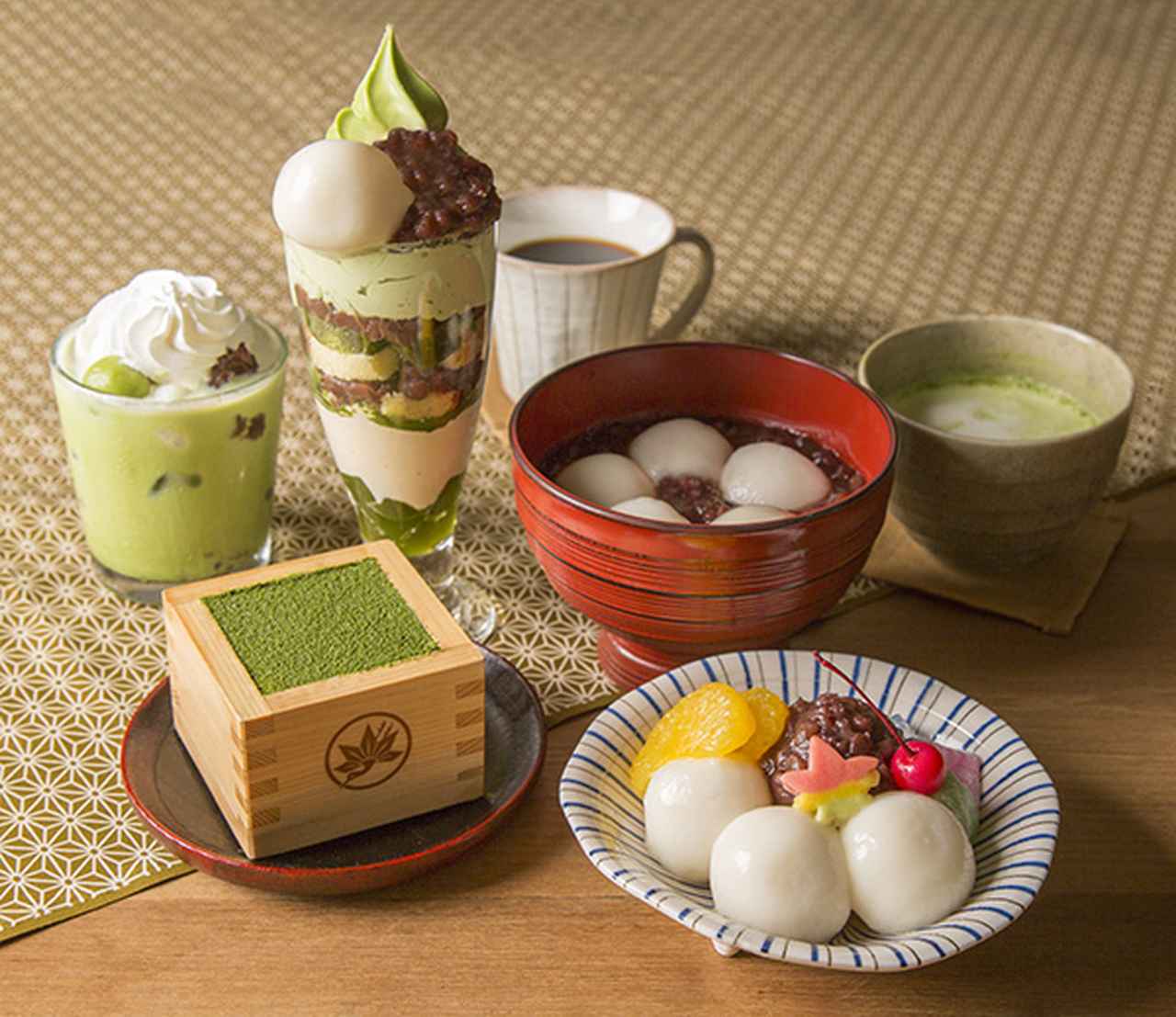 画像1: 森半の抹茶を使用した升入りの“宇治抹茶ティラミス”