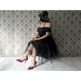 画像1: バレリーナチュチュドレス 黒鳥(ブラック)【NO.S PROJECT】29,160円(税込み)