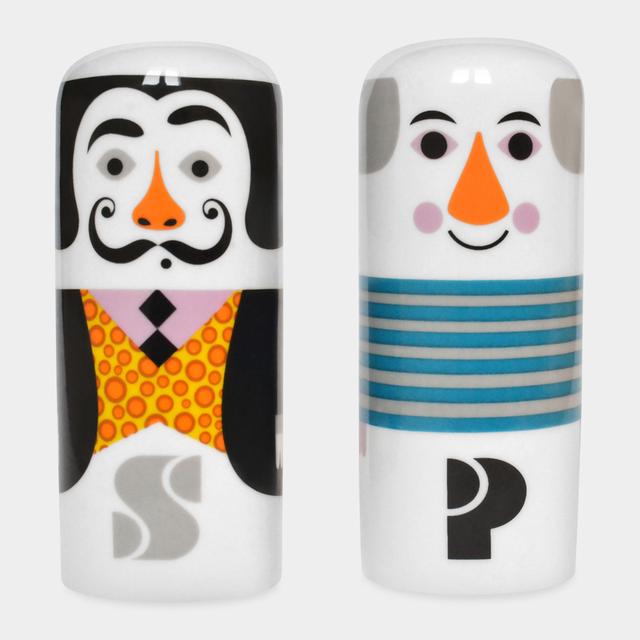 画像: Salvador & Pablo S&P セット 3,240円(税込) ダリとピカソのソルト&ペッパーシェイカー。名前の頭文字の「S」と「P」が描かれています。