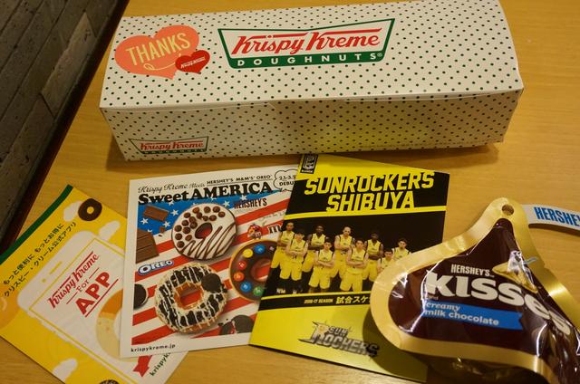 画像: 中身は!チョコドーナツとハーシーのキスチョコ