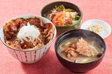 画像: かみふらのポークの豚丼膳 栗がにの鉄砲汁付き 1,399円