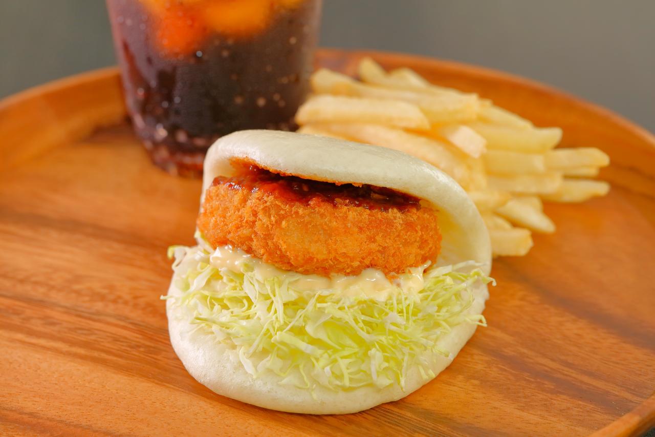 画像: ■極厚ヒレカツバーガー (キャベツ入り) 単品価格:600円(税込)