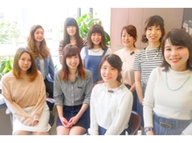 画像: 女性スタイリストが多い