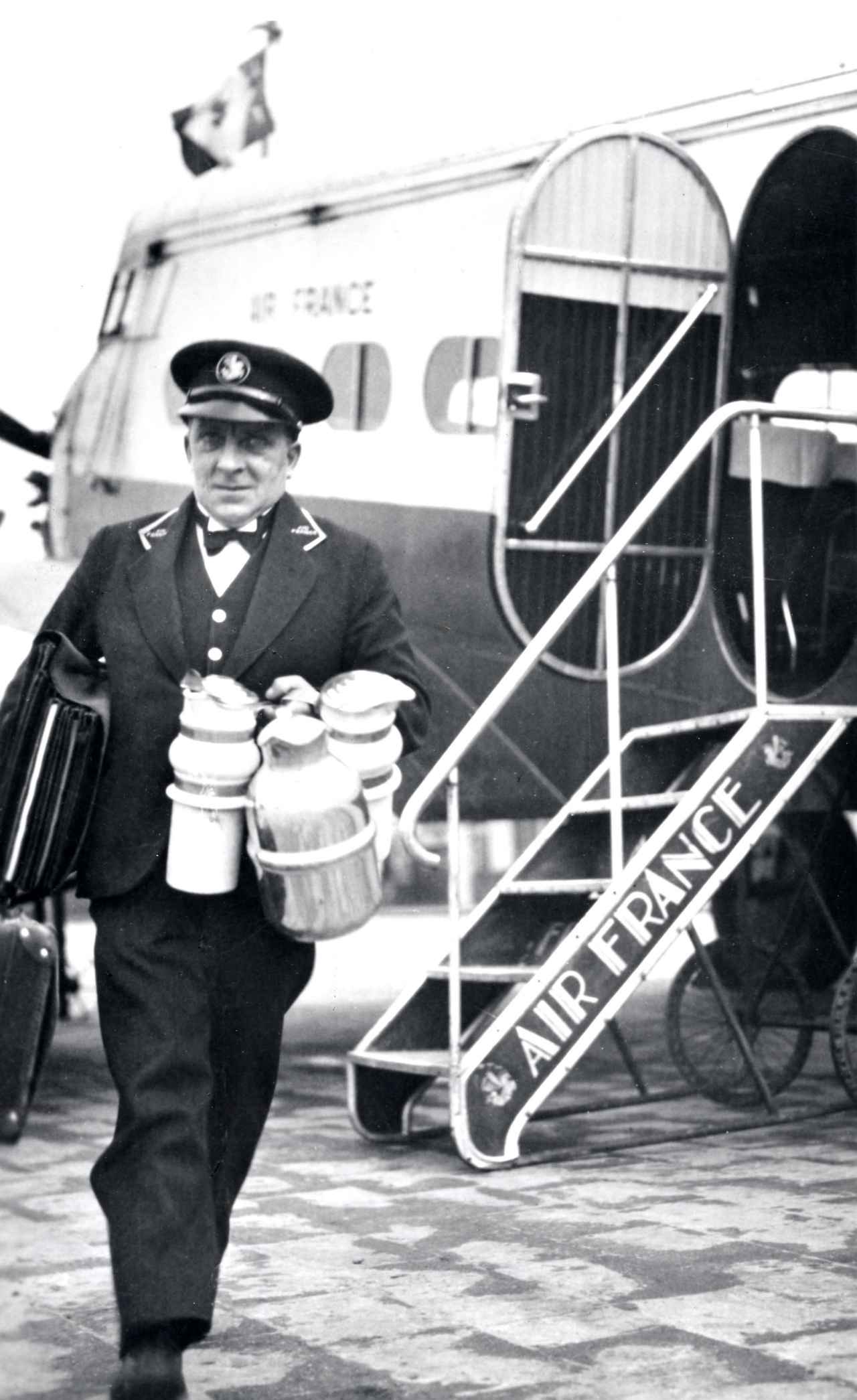画像: 1930年代のスチュワード (C)Air France