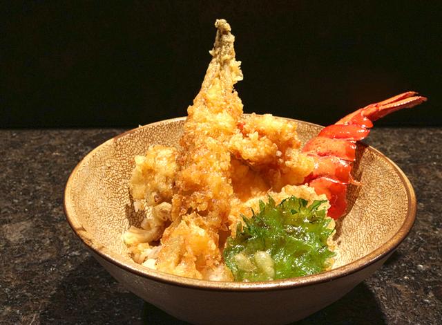 画像: ロブスター穴子天丼