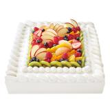 画像: ■価格:30cm×30cm 21,600円(税込)※約40名様分 ■販売期間:5月10日(水)~ 通年 ※ご注文は受け取りの4日前までにお願いいたします ■商品説明:定番人気のフルーツショートのパーティーサイズ。しっとりしたスポンジで、バランス良く配した季節のフルーツと口どけのよい生クリームをサンドしました。