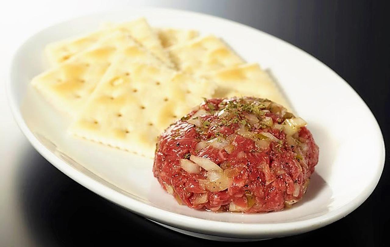 画像: <焼肉鍋問屋 志方> 黒毛和牛のタルタルユッケ (1人前) 1,281円