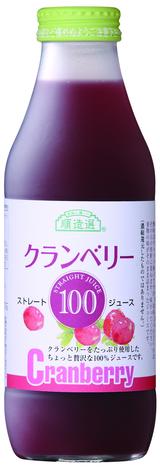 画像: 《製品概要》 品名 :『順造選クランベリー100』 内容量:500ml 原料 :クランベリー 価格 :1,296円(税込) 発売日:2005年12月
