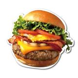 画像: ◆商品名:「ベーコンエッグ厚切りチェダーバーガー」 ◆価格:単品 1,300円(税抜き) ランチSET 1,500円(税抜き)、 ディナーSET 1,600円(税抜き) ◆販売期間:2017年5月12日(金)~2017年7月上旬 ※終了時期は変更になる場合があります ◆詳細:ベーコンエッグバーガーにレッドチェダーチーズを厚切りにしてトッピング。ナッツのような香りとミルクのコクが特徴のレッドチェダーチーズは熱を加えると溶けやすく、口の中いっぱいに香りが広がります。ベーコンエッグと相性抜群のイチオシ商品です。