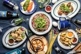 画像: ディナーは、お酒に合う小皿料理を豊富にご用意。バルスタイルでお楽しみいただけます。