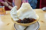 画像: まるでピーチティー?桃シロップ×紅茶ゼリーの「ピーチティー氷」650円