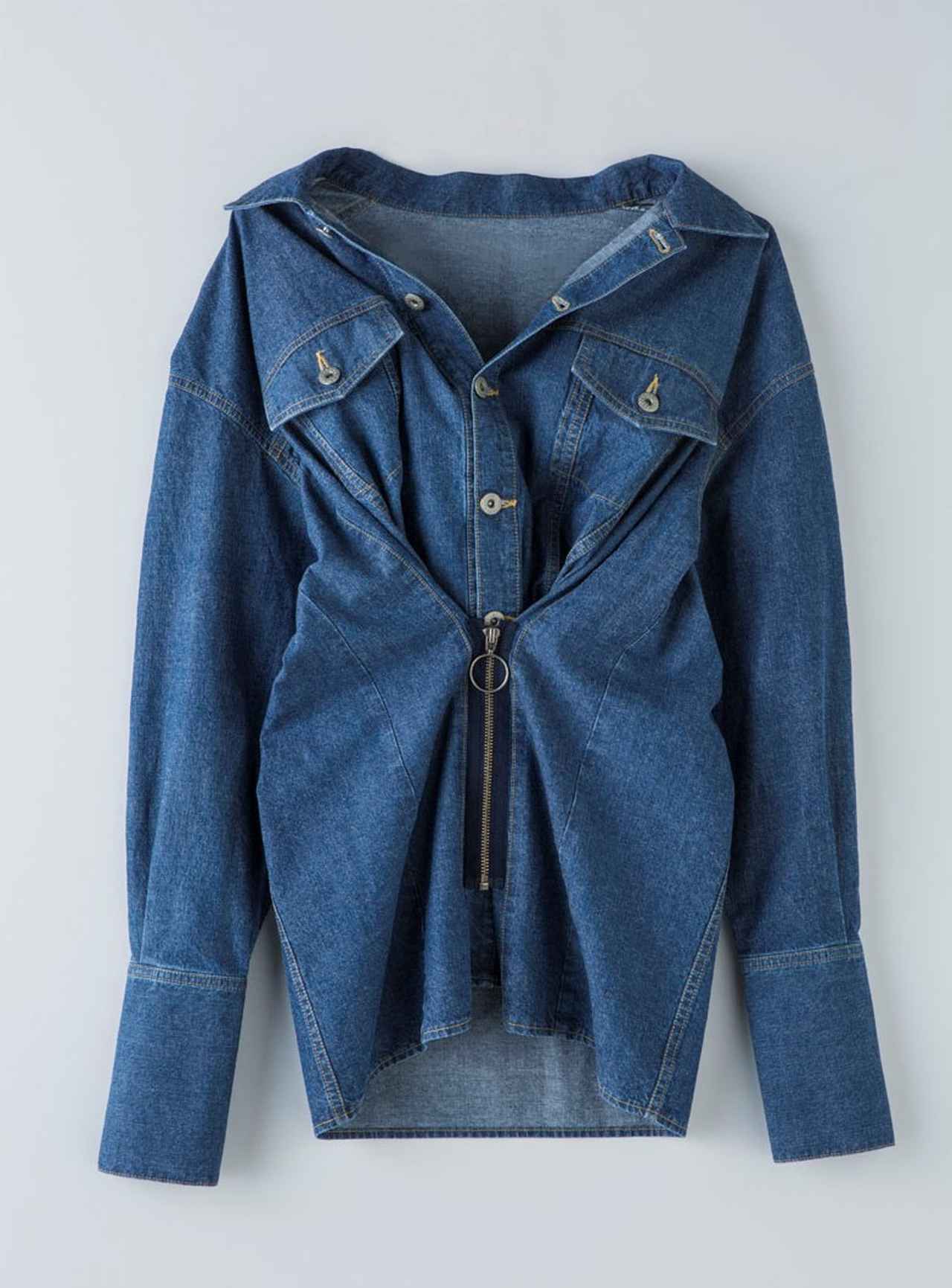 画像1: デニムシャツ 税込16,200円　デニムワイドパンツ 税込12,960円