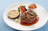 画像: 国産牛と鹿児島産黒豚のハンバーグ&国産牛焼き肉 1,299円