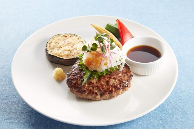 画像: 国産牛と鹿児島産黒豚の薬味たっぷりおろしハンバーグ ぽん酢or香味胡麻だれ 1,199円