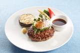 画像: 国産牛と鹿児島産黒豚の薬味たっぷりおろしハンバーグ ぽん酢or香味胡麻だれ 1,199円