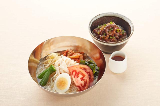 画像: 本格!盛岡冷麺&焼肉丼付き 1,169円