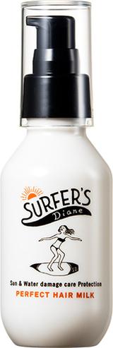 画像: 【商品名】ウォーター&サンケアプロテクトヘアミルク 【内容量】 100ml 【価格】 1,800円 ダメージを受けた髪のキューティクルを補修し、美しいツヤのある健康的な髪へと導きます。
