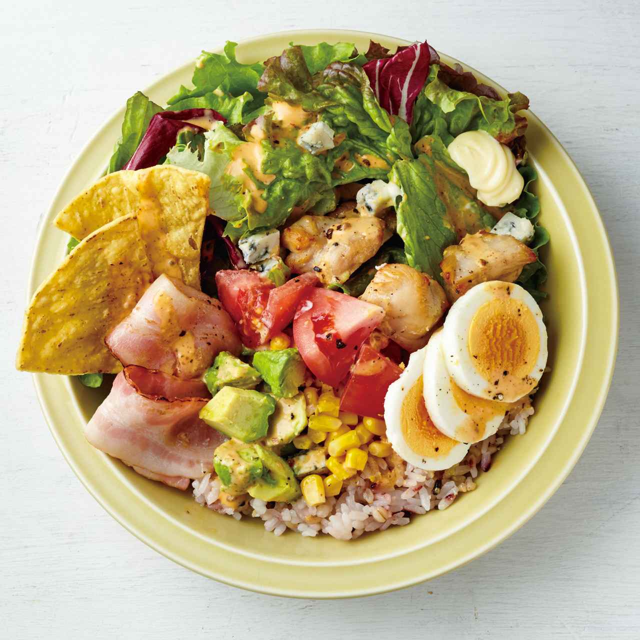 画像: 「サラダライス ニューヨークコブ」スープ付き 税込 1,058円