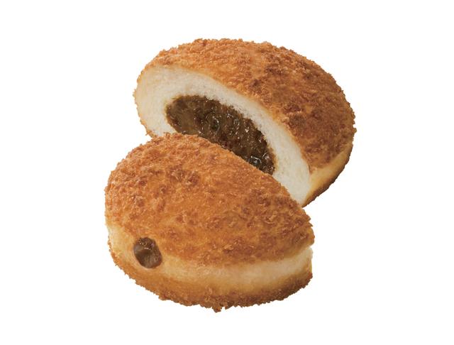 画像: パン・デ・欧風カレー(172円) まぶしたパン粉のサクサクとした食感が特徴のイースト生地に、マイルドな辛さの欧風カレーフィリングを詰めました。