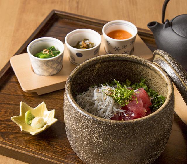 画像: 三崎マグロと湘南生しらすのおひつごはん