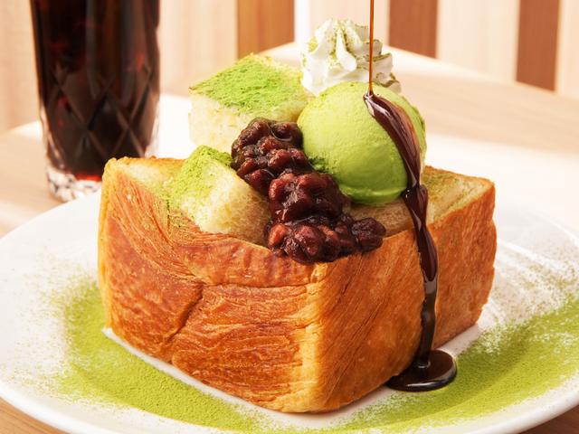 画像: MIYABI宇治抹茶黒蜜トースト通常800円→イベント価格400円(税込)