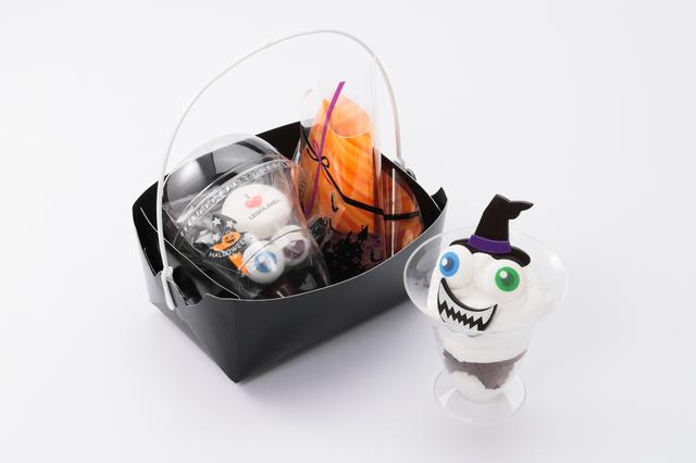 画像: ハロウィンオリジナルデコレーションキット おばけブラウニー/パンプキンカップケーキ 各1000円 【ファクトリー・サンドウィッチ・カンパニー】 生クリームなどでブラウニーやカップケーキをデコレーションし、オリジナルのスイーツを作るキットです。