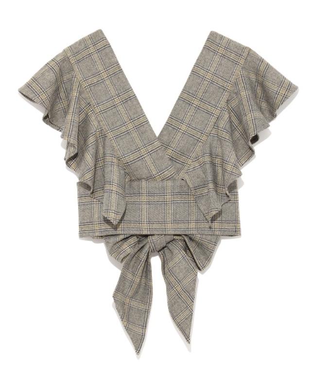 画像: 1F Lily Brown boutique オンラインサイトでも人気の5型をFNO当日のみラフォーレ原宿店限定で先行販売。 チェックビスチェ ¥9,072(税込)